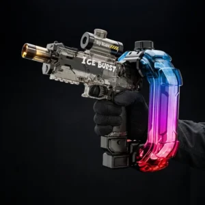 Electric automatic water gun cyberpunk LED