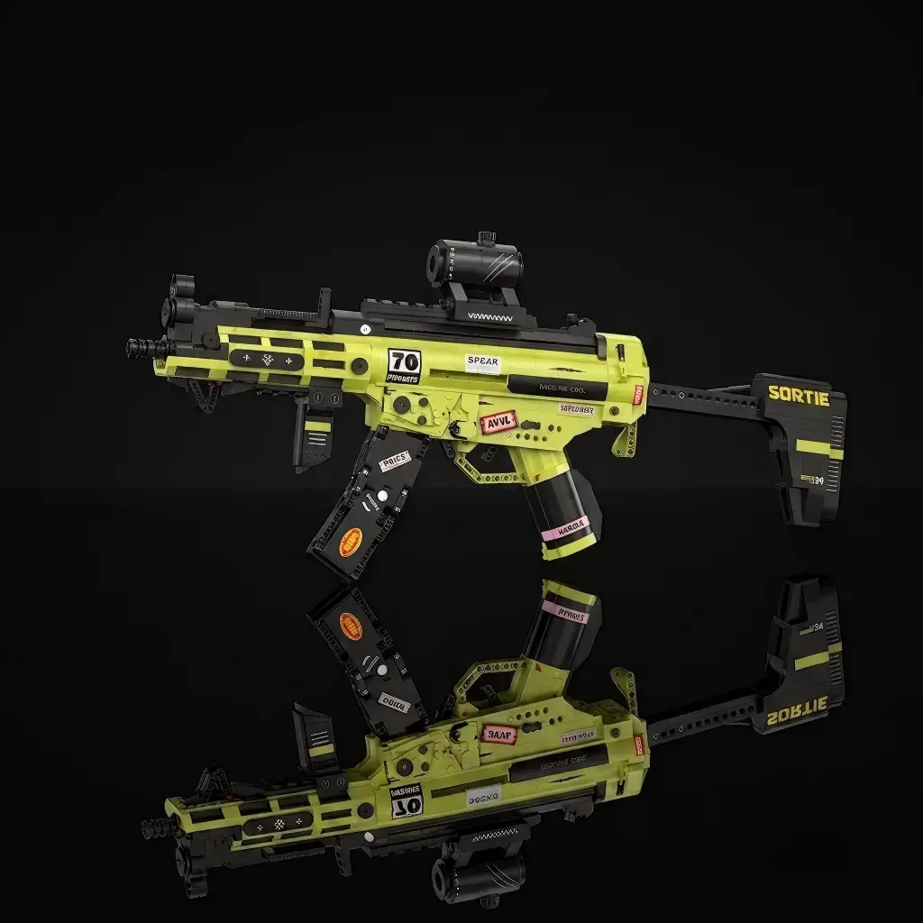 MP5 building block gun detachable magazine
