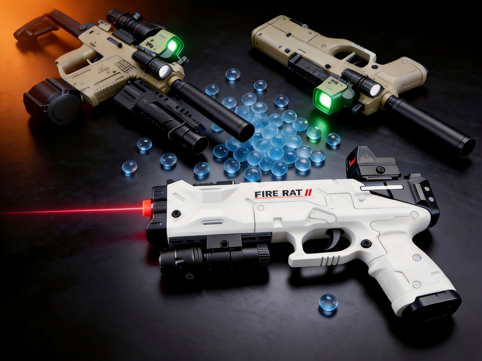 Realistic gel blaster toy guns