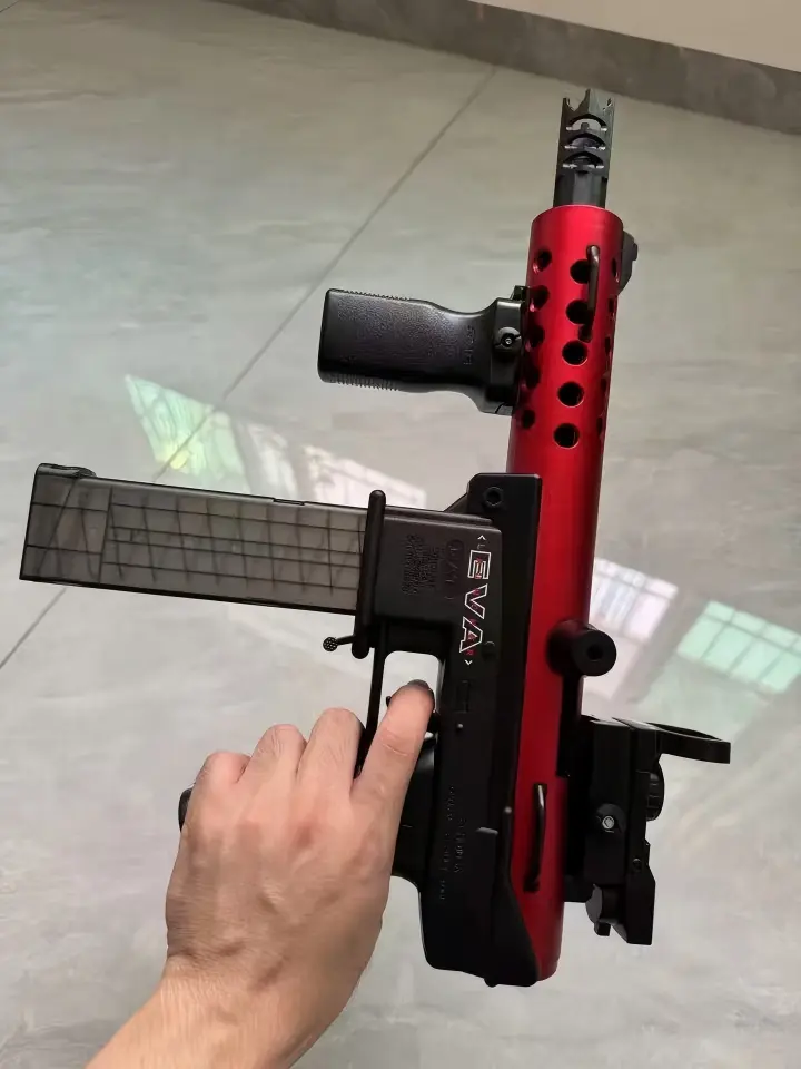 TEC-9 shell ejecting nerf gun