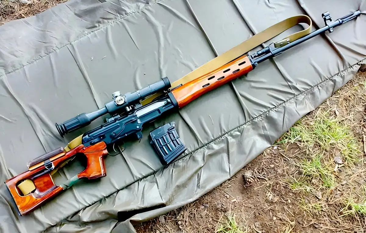 SVD rifle stock and accessory reference for a 94cm toy sniper rifle
